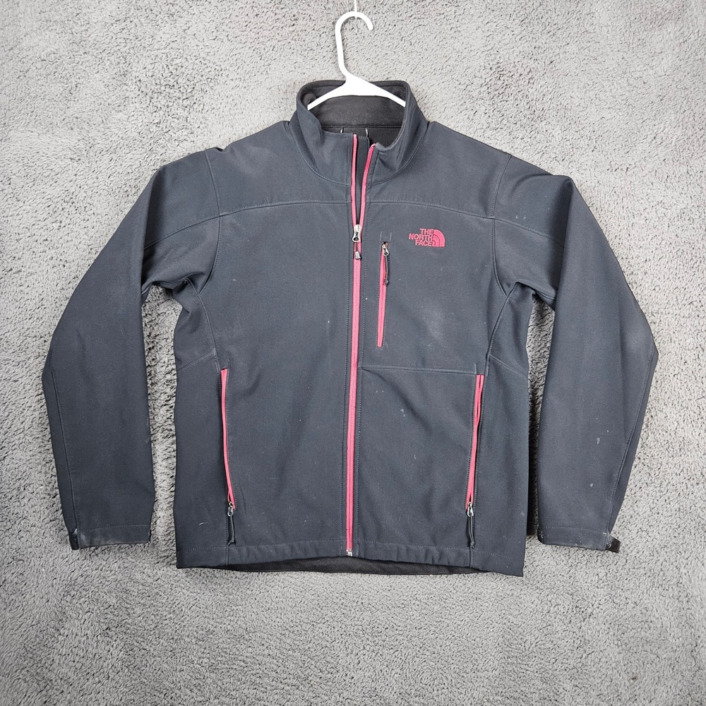 The North Face Mens Apex Bionic Softshell Jacket‎ Black Pink T183 Size M